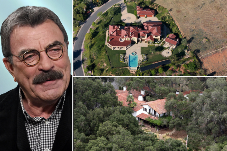 Celebrity Homes The Most Insanely Luxurious Houses Of Hollywood A   P4 TOM SELLECK 